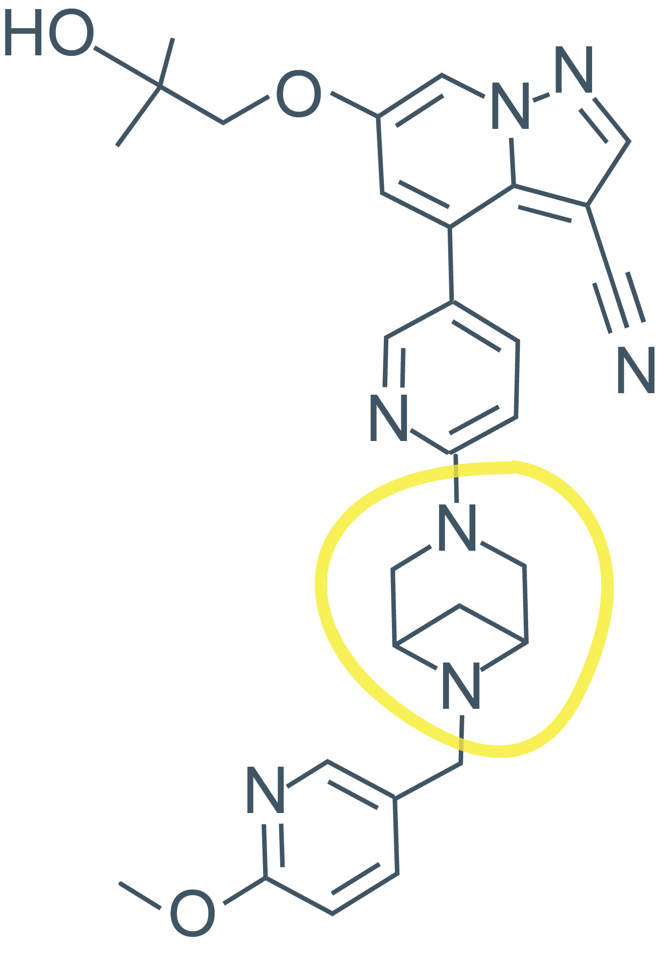 図4  Selpercatinibの構造