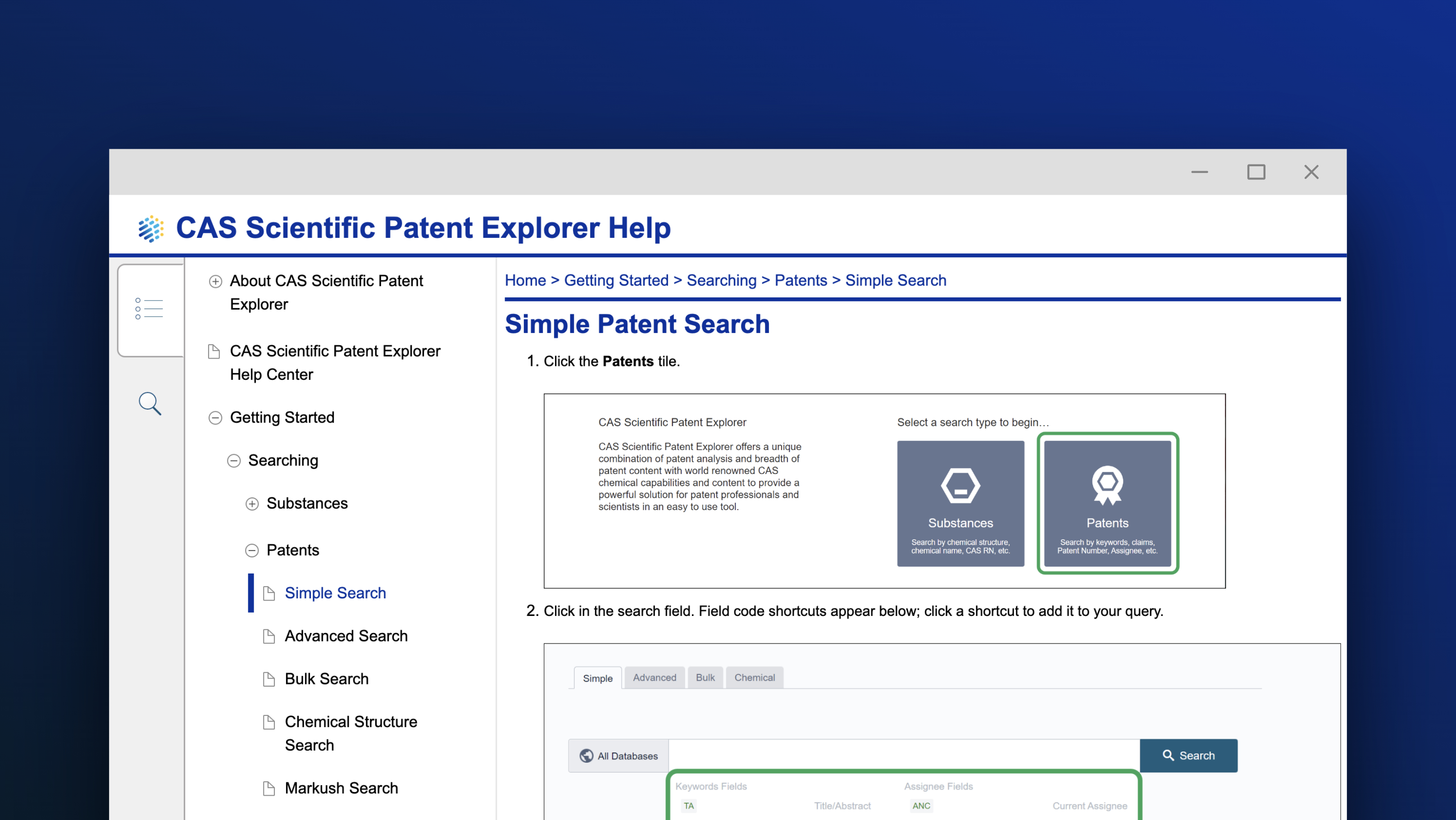 Simple Patent Search