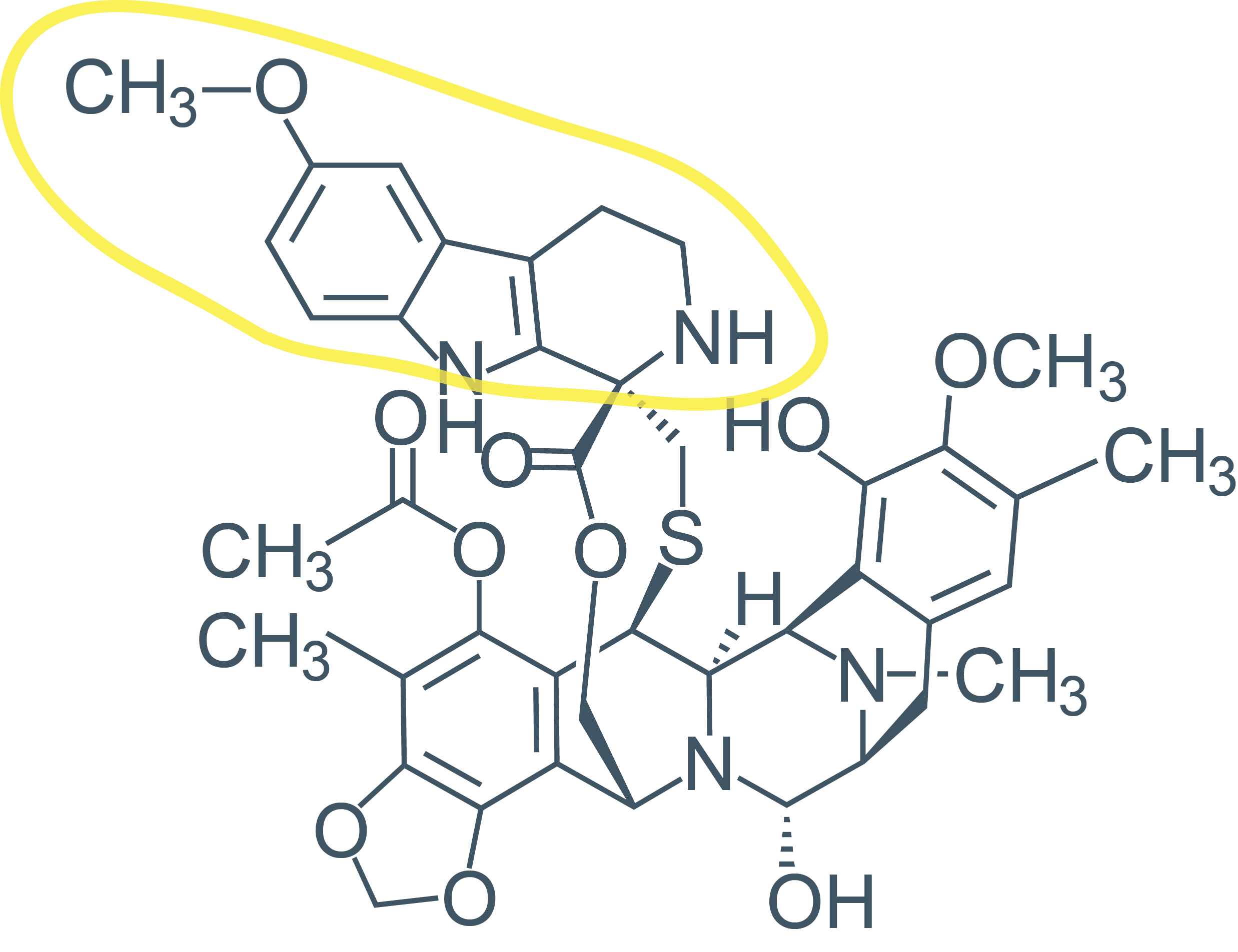 Structure of Lurbinectedin