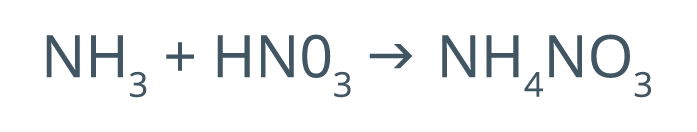硝酸铵 - 化学式