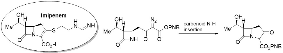カルベノイドN-H挿入反応
