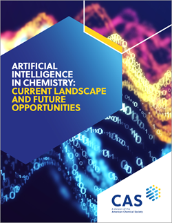 CAS Whitepaper cover image - Artificial Intelligence in Chemistry