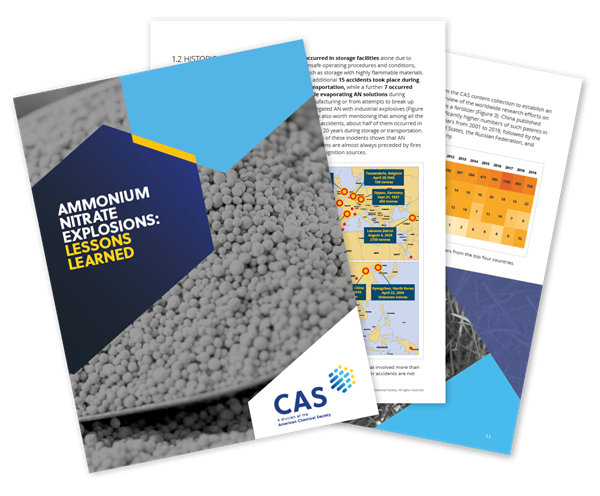 질산암모늄 안전 정식 보고서 표지