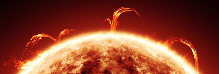 photo of solar fusion