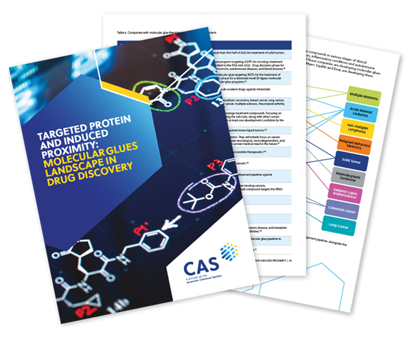 Capa do relatório técnico sobre Proteínas alvo e proximidade induzida
