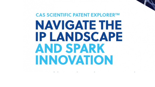 CAS Scientific Patent Explorer brochure cover