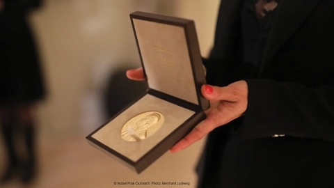 Nobel Prize medal photo